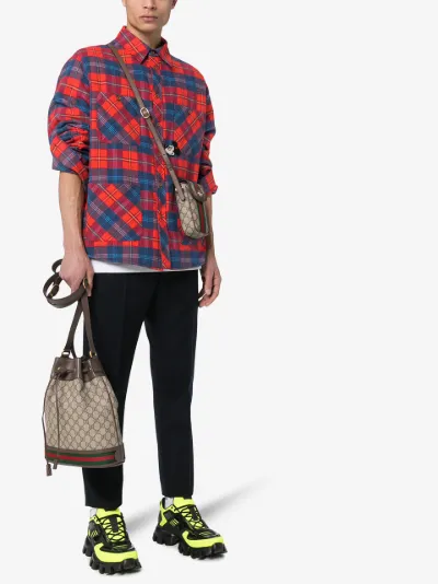 X Disney Mickey Mouse checked cotton shirt